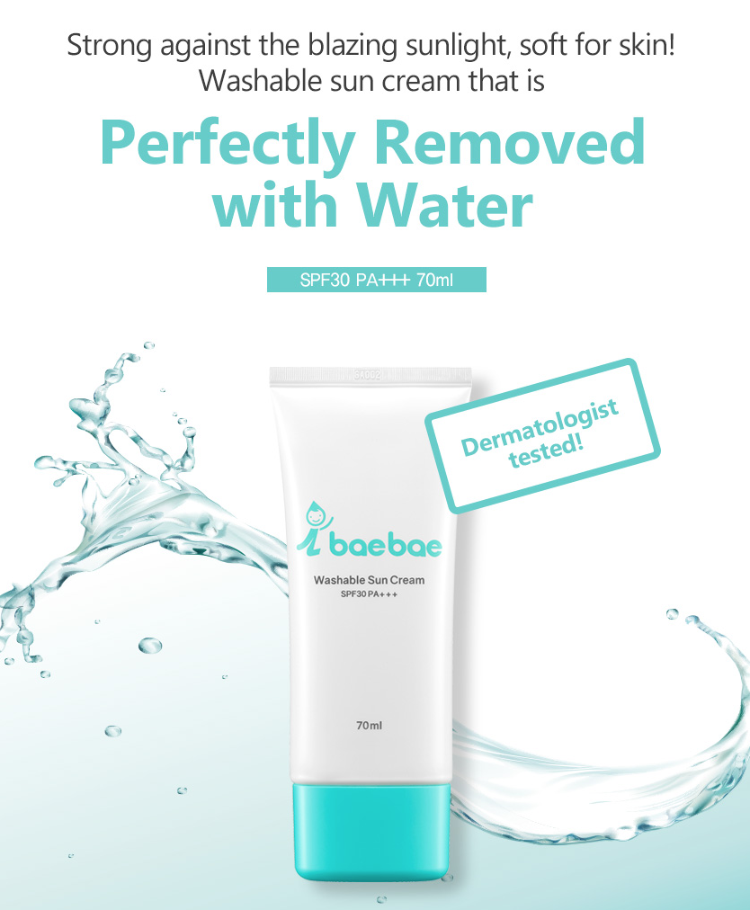 iBaeBae Washable Sun Cream 70ml