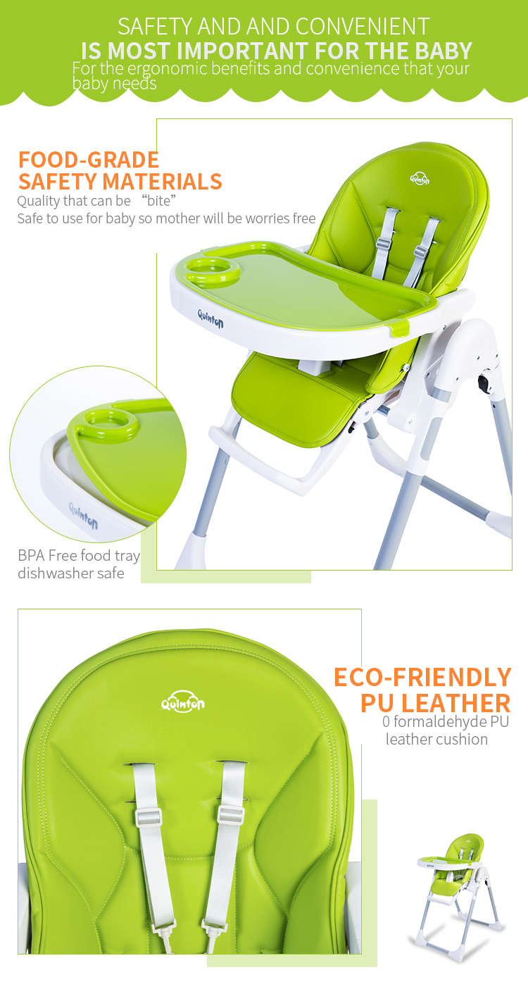 Quinton Coco Multifunction Baby Chair-Green