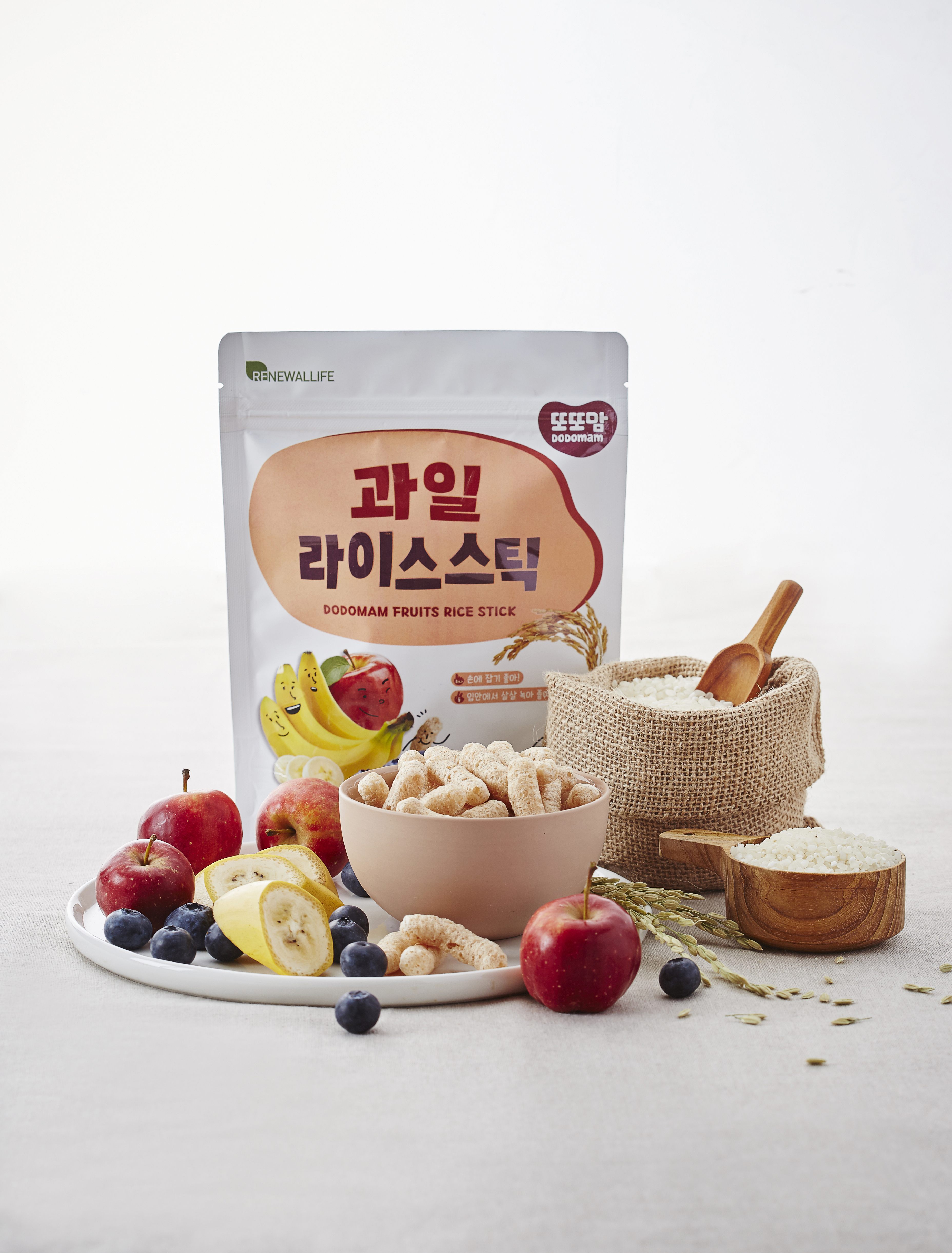 Renewallife DDODDOMAM Organic Rice Stick - Fruits