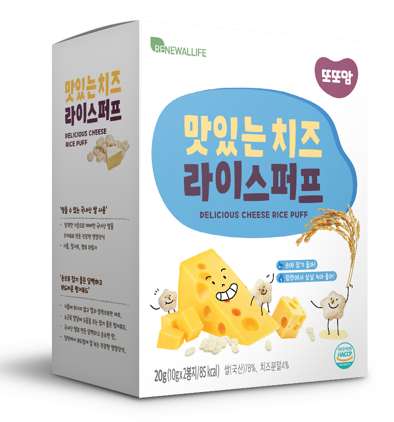 Renewallife DDODDOMAM Rice Puff - Delicious Cheese