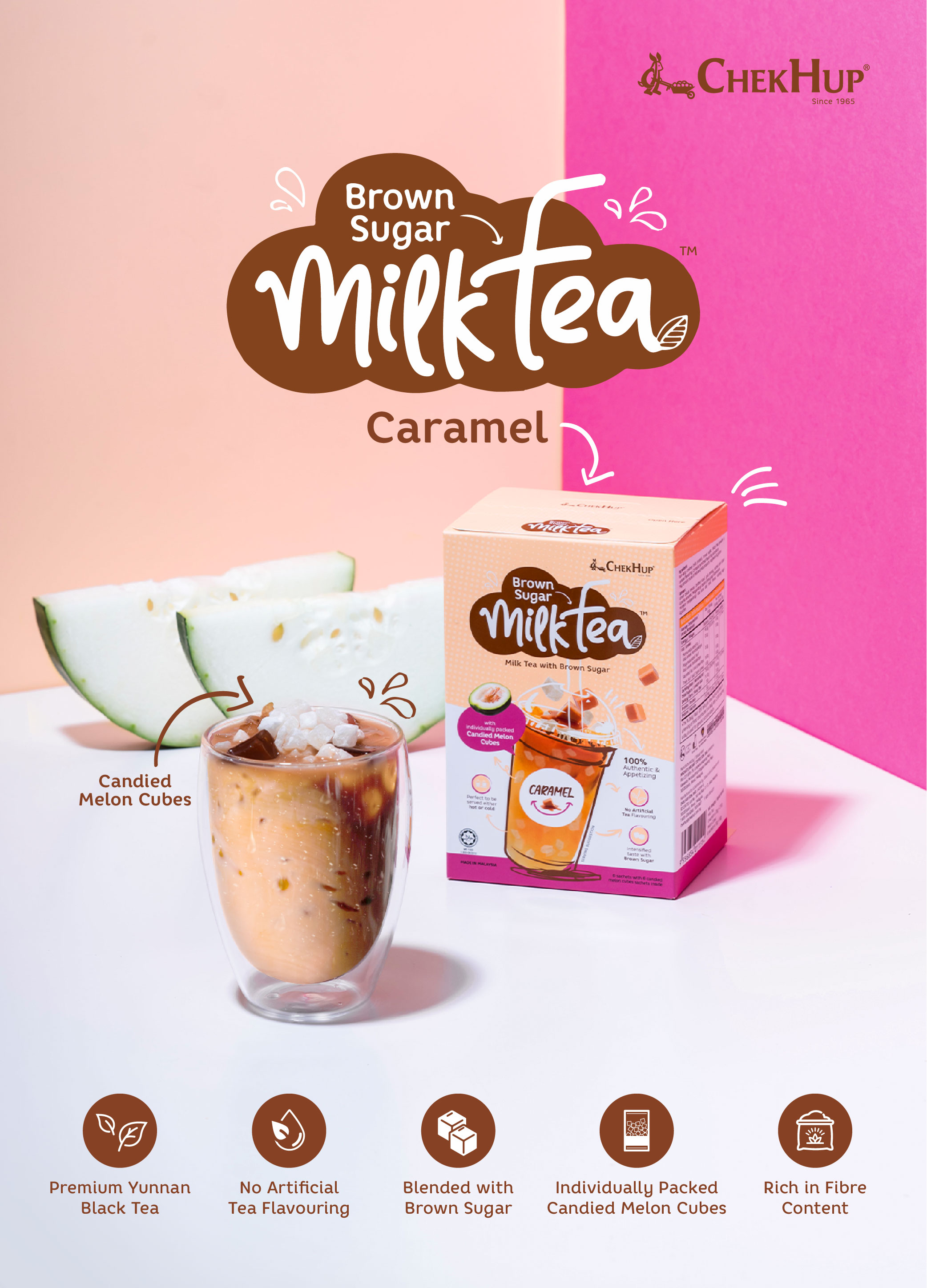 Chek Hup Brown Sugar Milk Tea (Caramel) (35g x 6s)