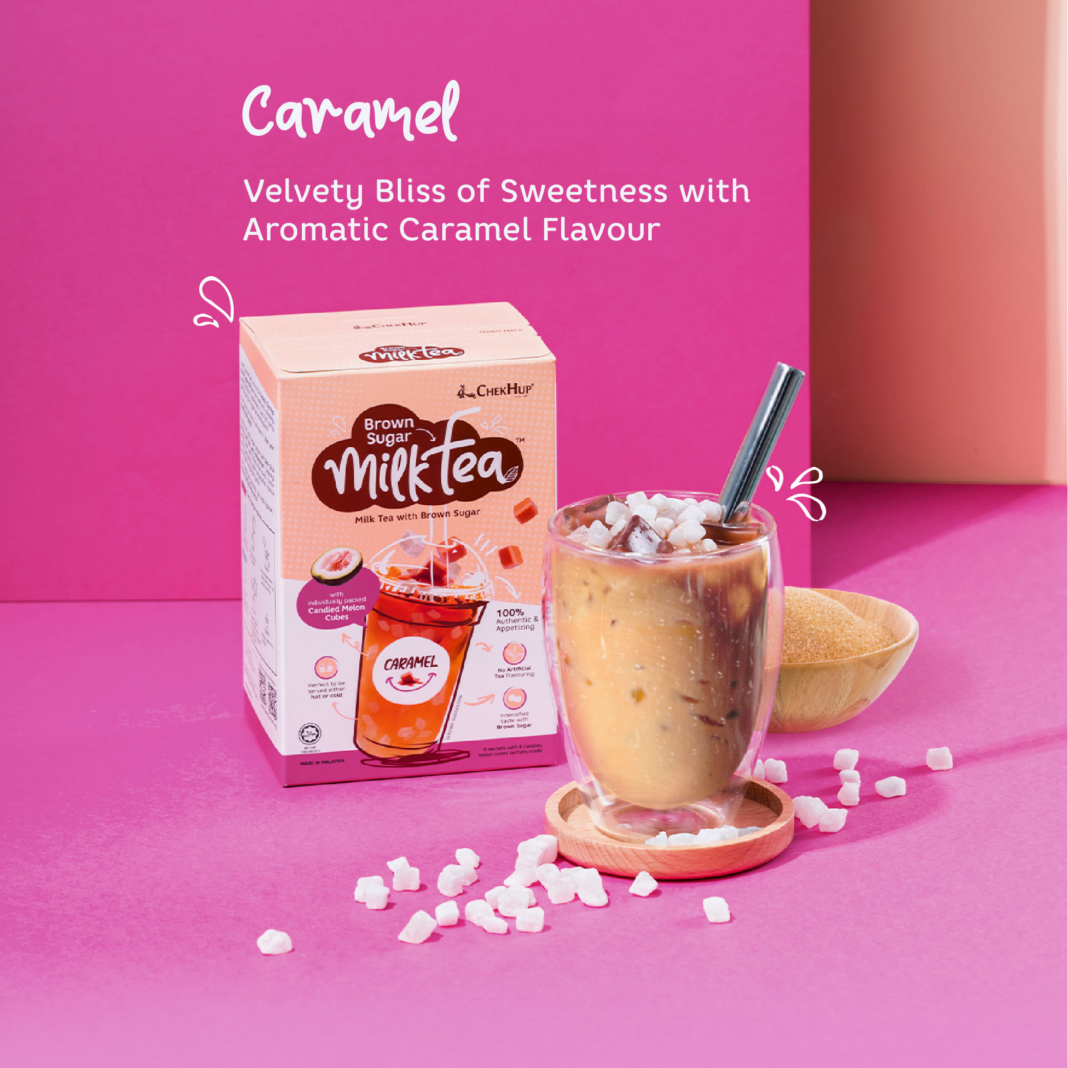 Chek Hup Brown Sugar Milk Tea (Caramel) (35g x 6s)