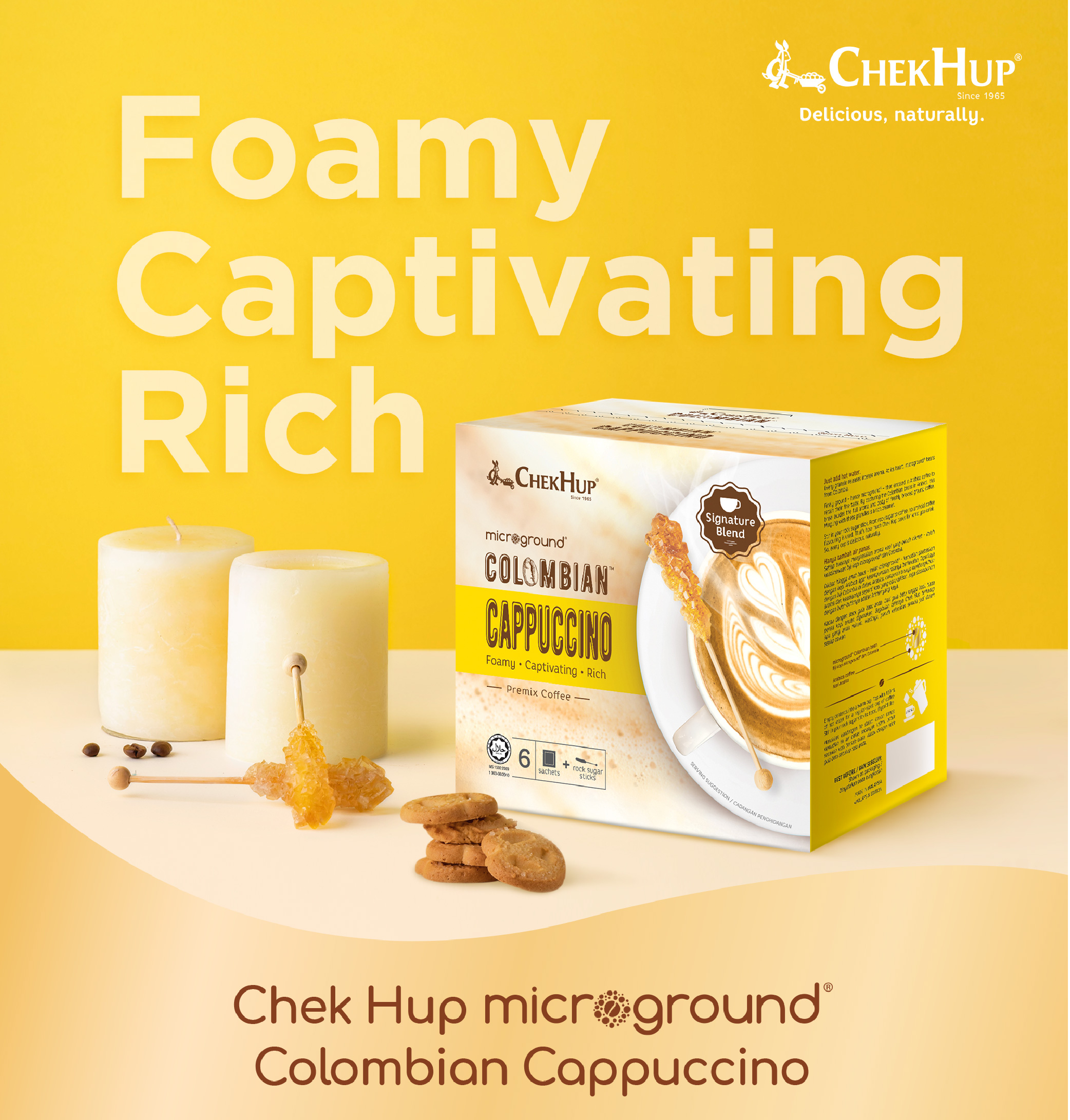 Chek Hup Colombian Cappucino (23g x 6 sachets)