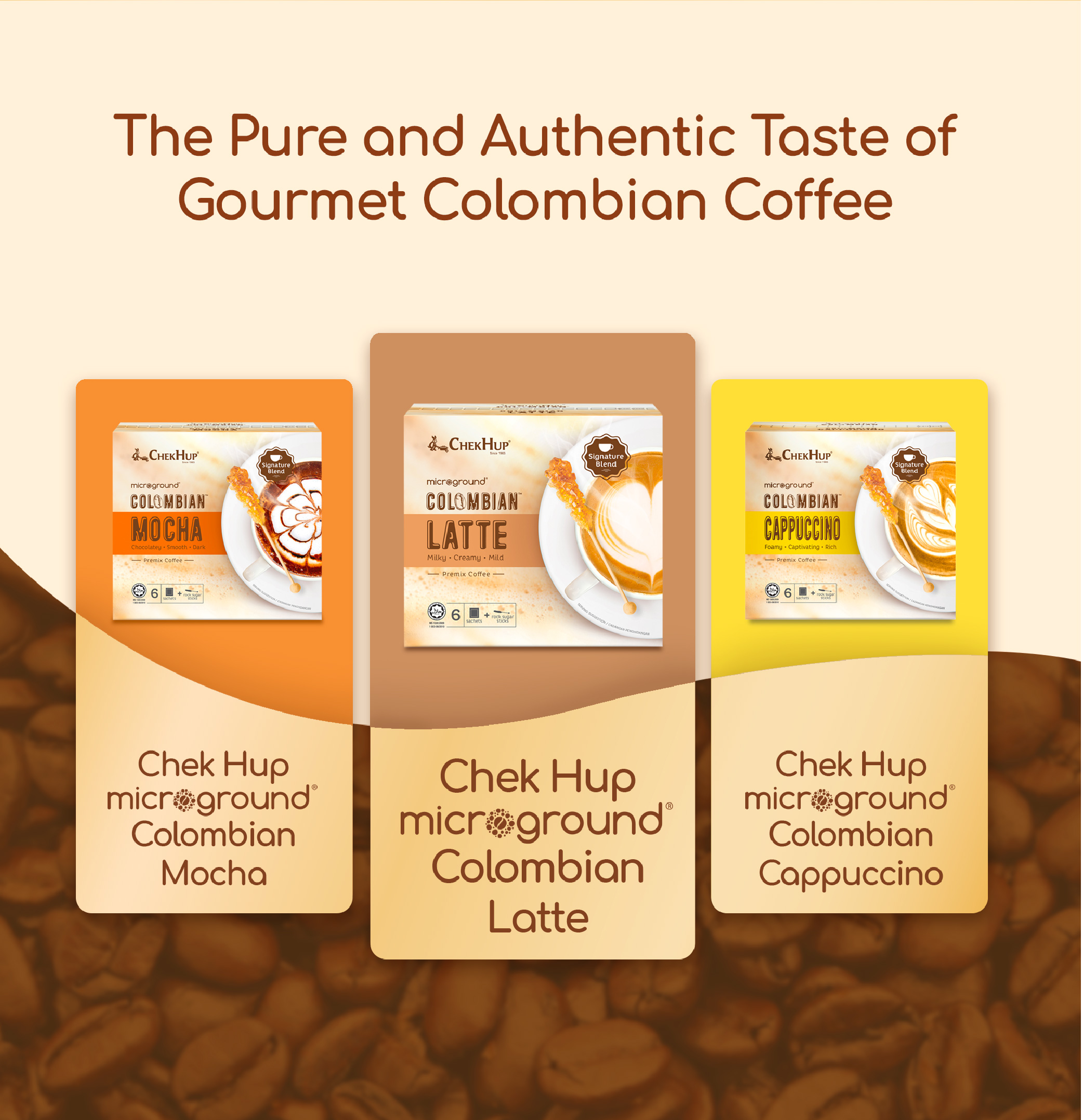 Chek Hup Colombian Latte (23g x 6 sachets)