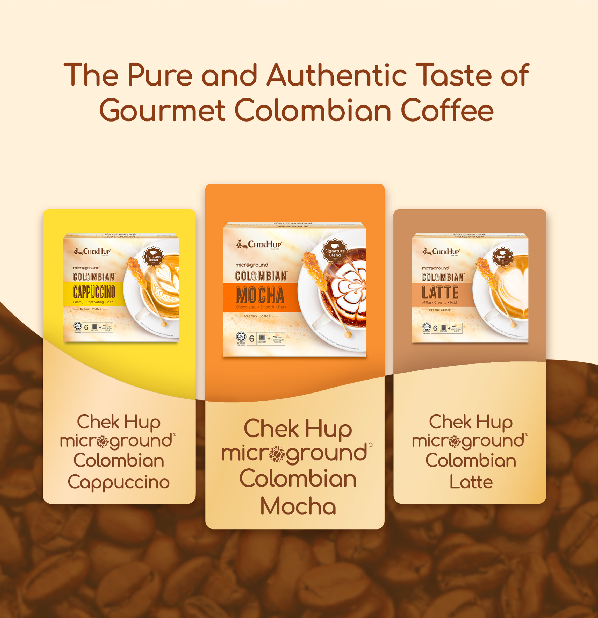 Chek Hup Colombian Mocha (23g x 6 sachets)