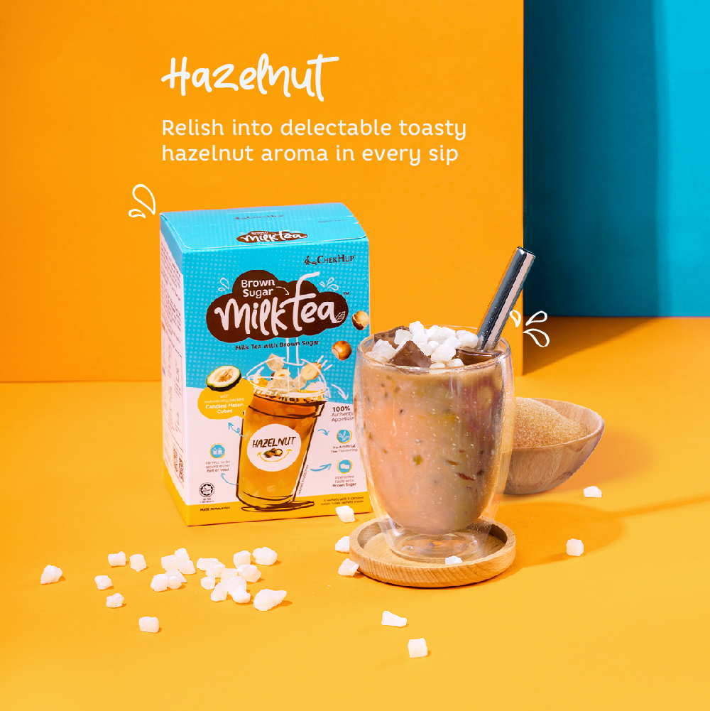 Chek Hup Brown Sugar Milk Tea (Hazelnut) (35g x 6s)