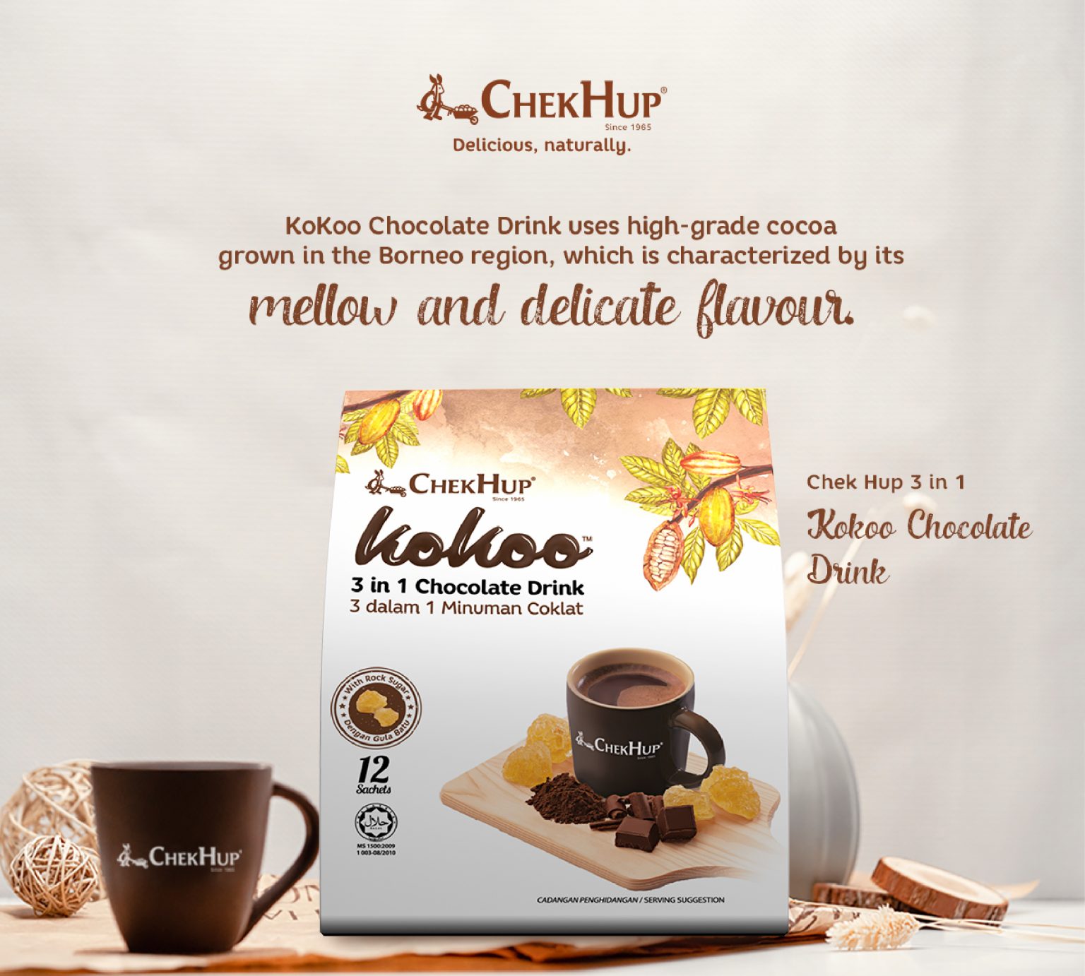 Chek Hup Kokoo Chocolate Drink (Bundle of 4)