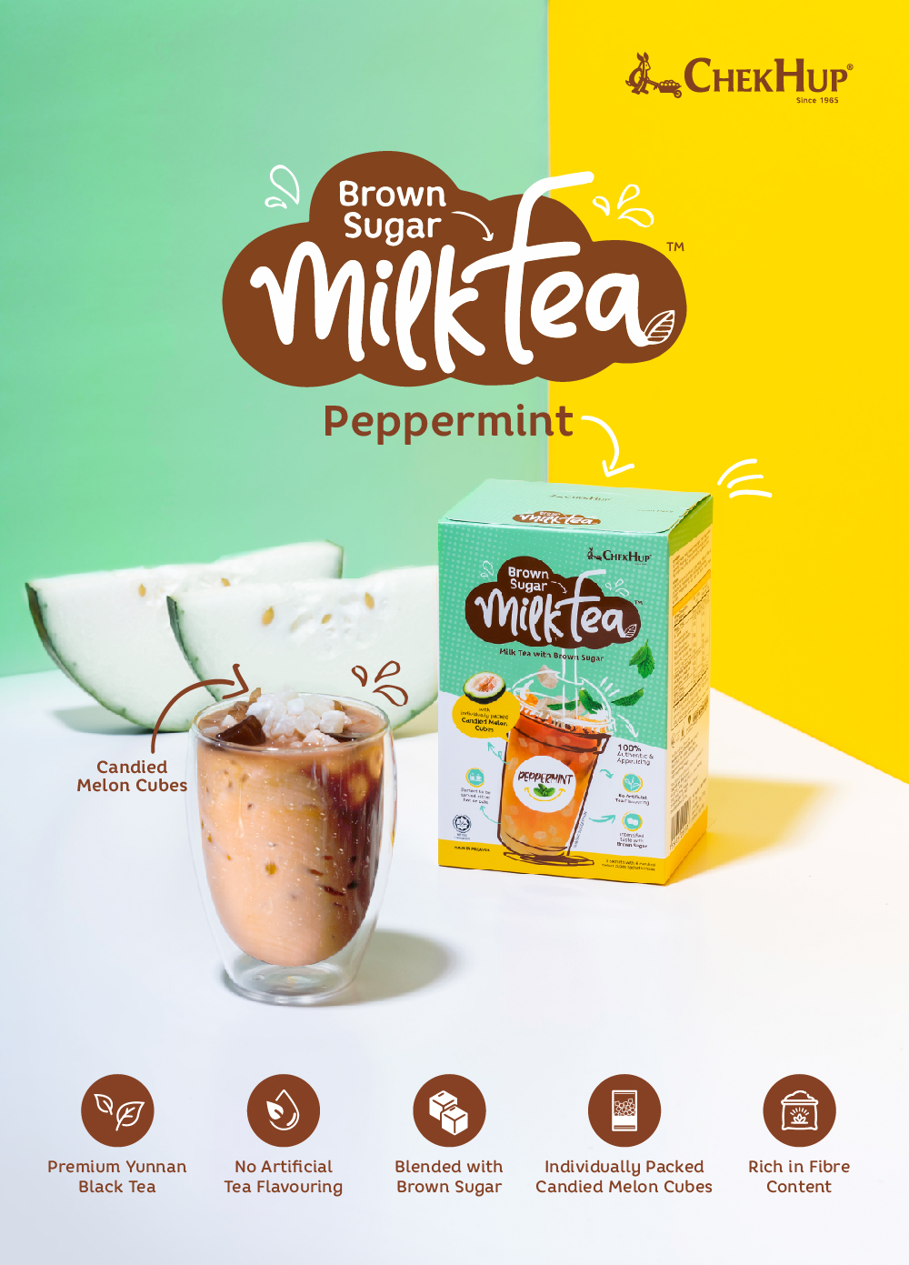 Chek Hup Brown Sugar Milk Tea (Peppermint) (35g x 6s)