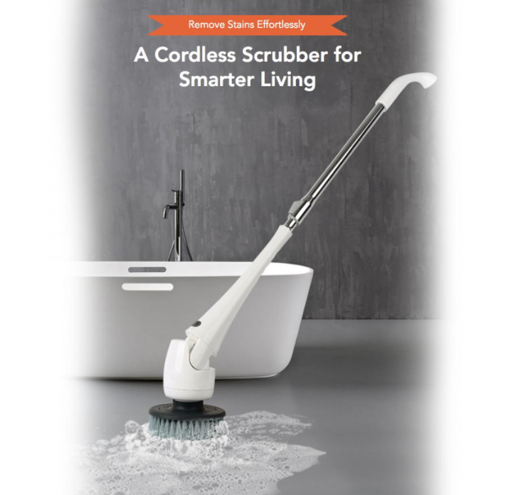 Corvan Water-proof Cordless Power Scrubber Bathroom Scrubber P6