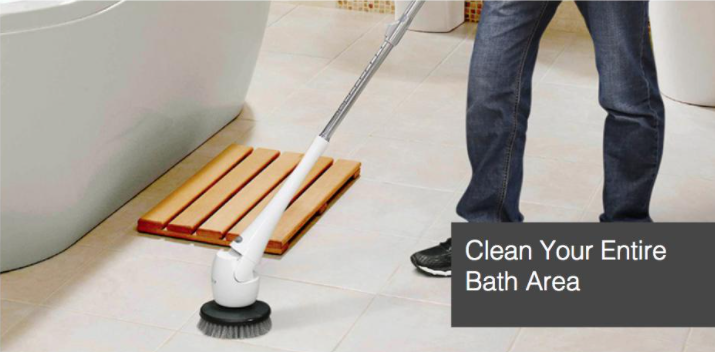 Corvan Water-proof Cordless Power Scrubber Bathroom Scrubber P6