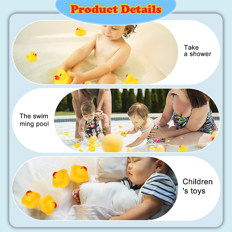 [Little B House]Swimming Shower Baby Mini Yellow Ducks Rubber Bath Duck Bathing Water Toys 洗澡玩具小黄鸭Mainan Itik-BT245