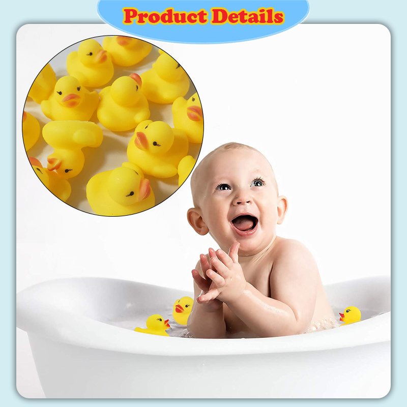 [Little B House]Swimming Shower Baby Mini Yellow Ducks Rubber Bath Duck Bathing Water Toys 洗澡玩具小黄鸭Mainan Itik-BT245