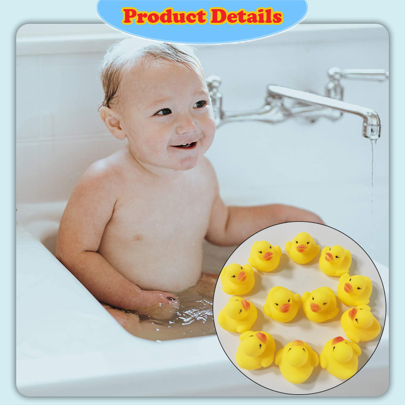 [Little B House]Swimming Shower Baby Mini Yellow Ducks Rubber Bath Duck Bathing Water Toys 洗澡玩具小黄鸭Mainan Itik-BT245