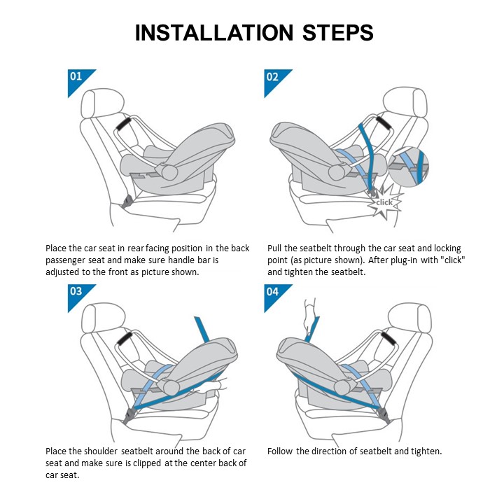 Meinkind Baby Car Seat Carrier