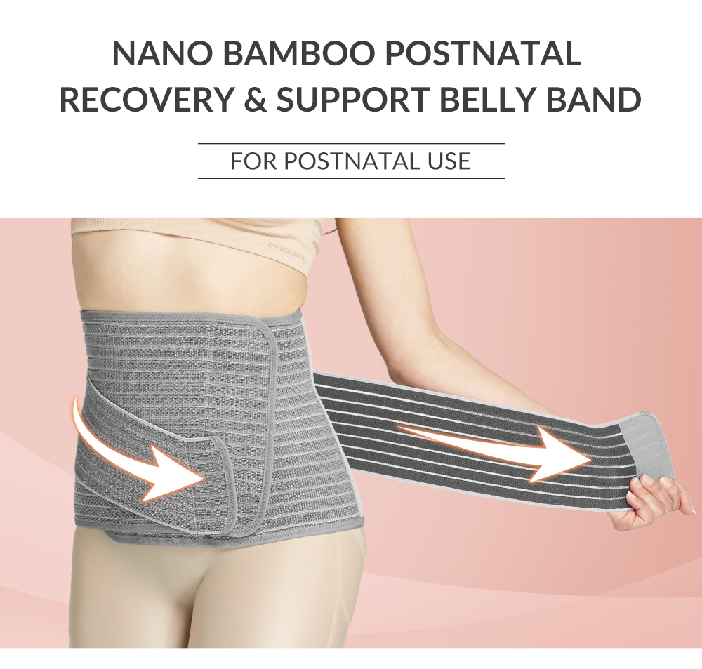 (Limited Edition) Mamaway Nano Bamboo Postnatal Recovery & Support Belly Band Bengkung Corset