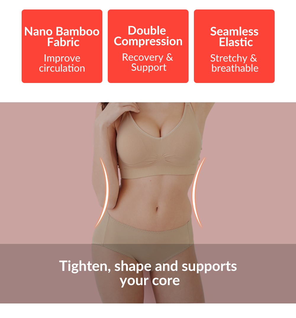 (Limited Edition) Mamaway Nano Bamboo Postnatal Recovery & Support Belly Band Bengkung Corset