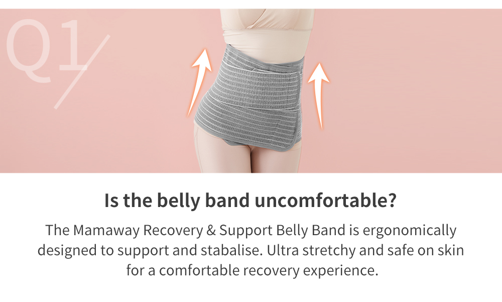 (Limited Edition) Mamaway Nano Bamboo Postnatal Recovery & Support Belly Band Bengkung Corset