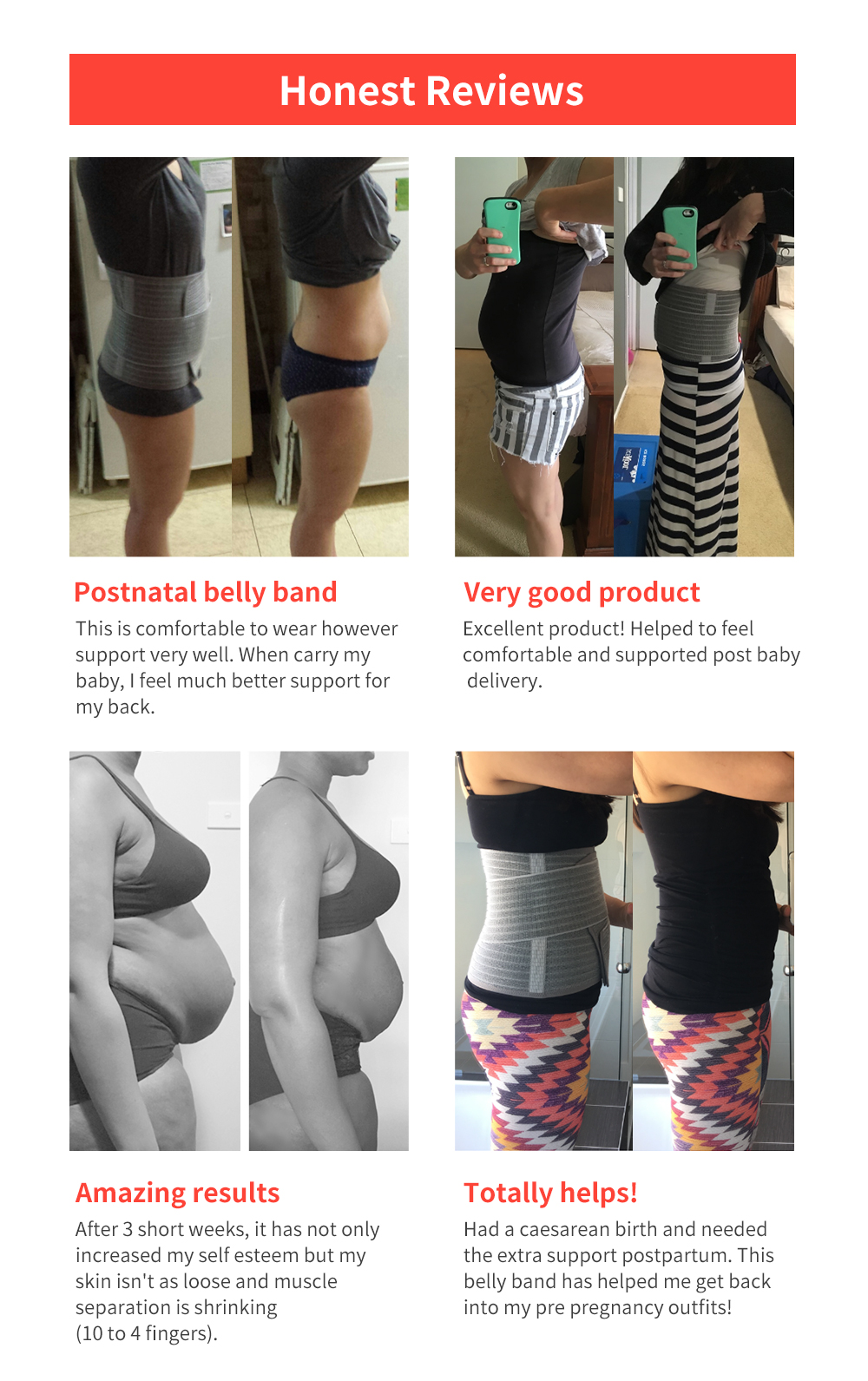 (Limited Edition) Mamaway Nano Bamboo Postnatal Recovery & Support Belly Band Bengkung Corset