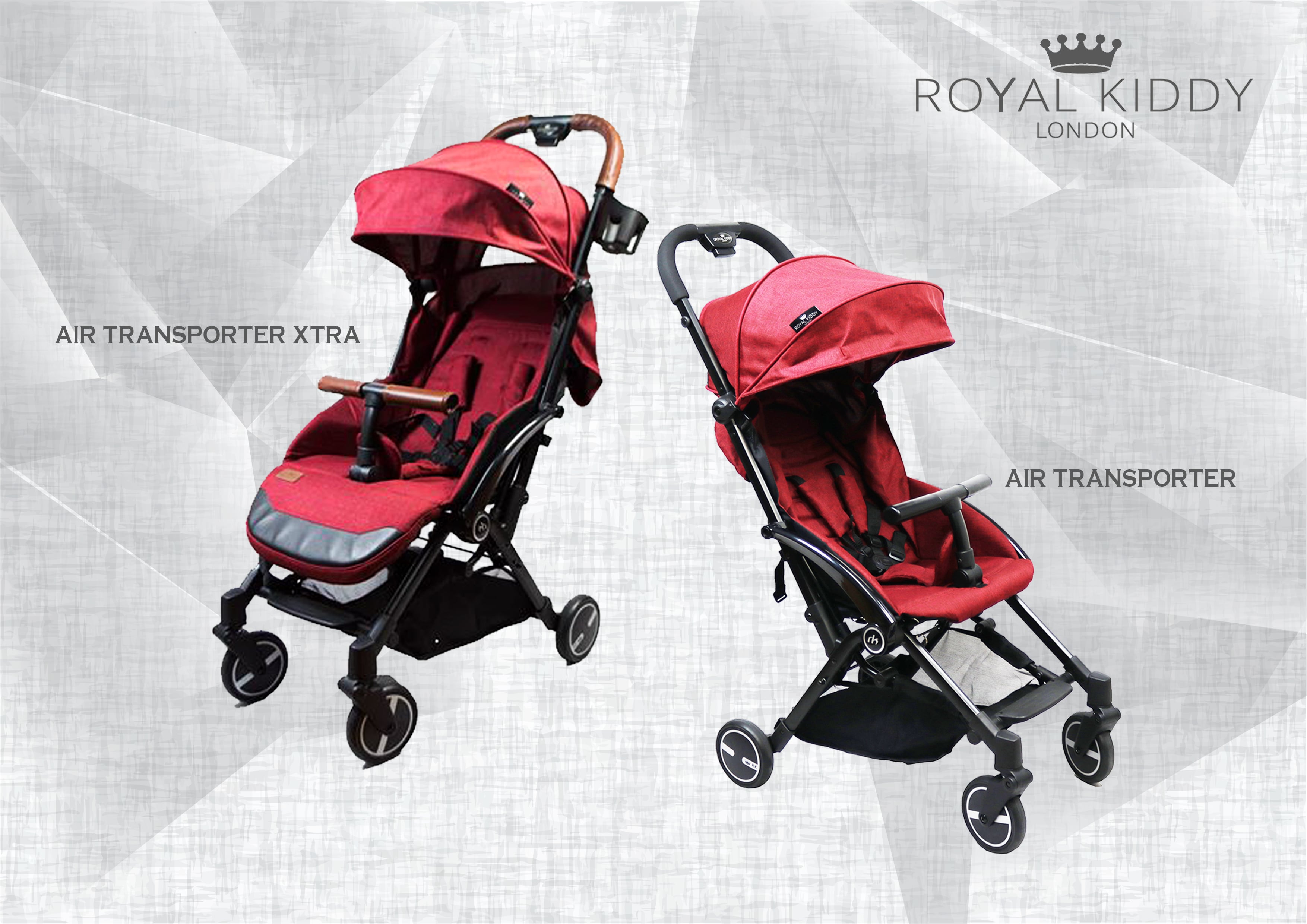 Royal Kiddy London The Air Transporter Stroller (Red)