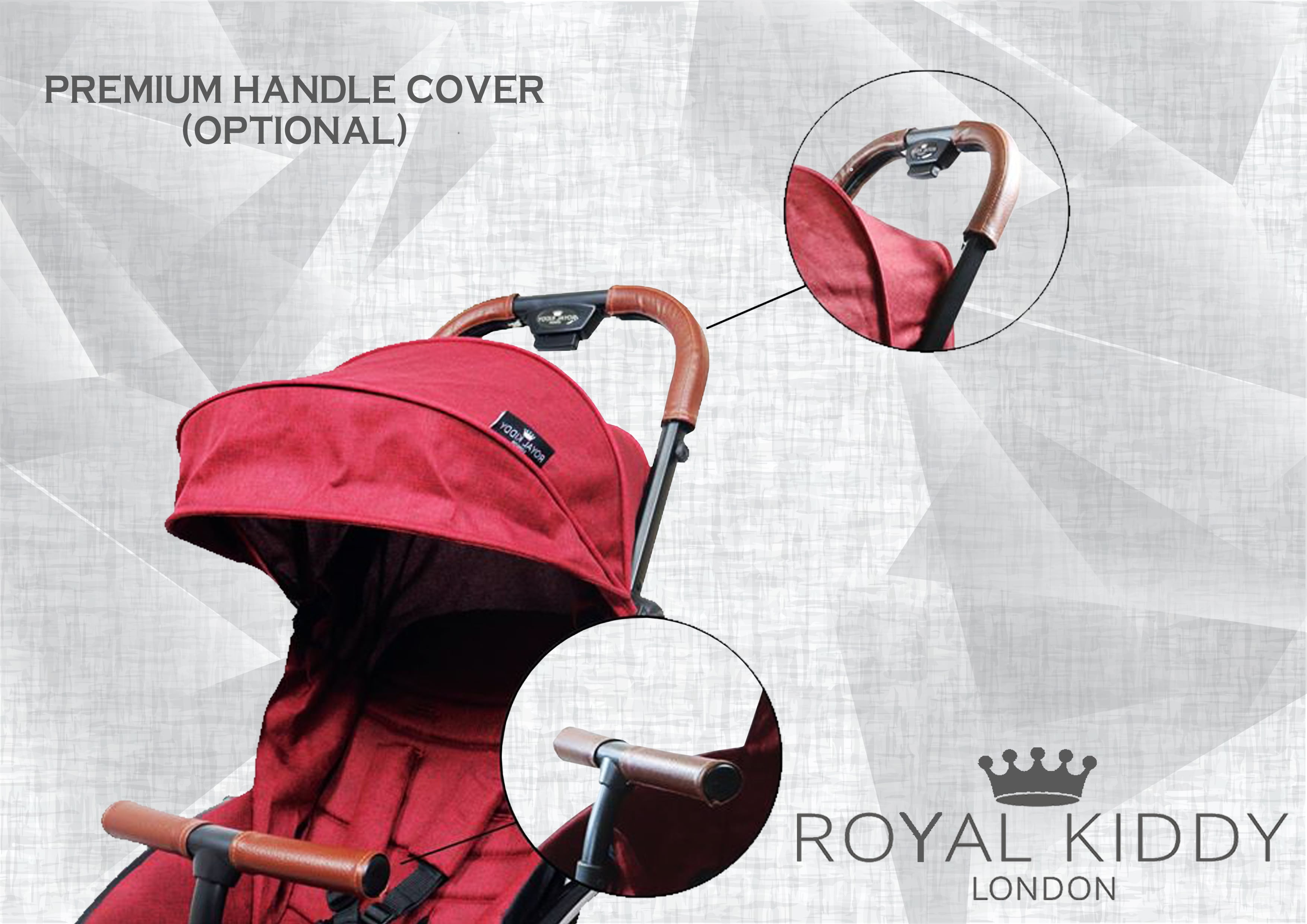 Royal Kiddy London The Air Transporter Stroller (Red)