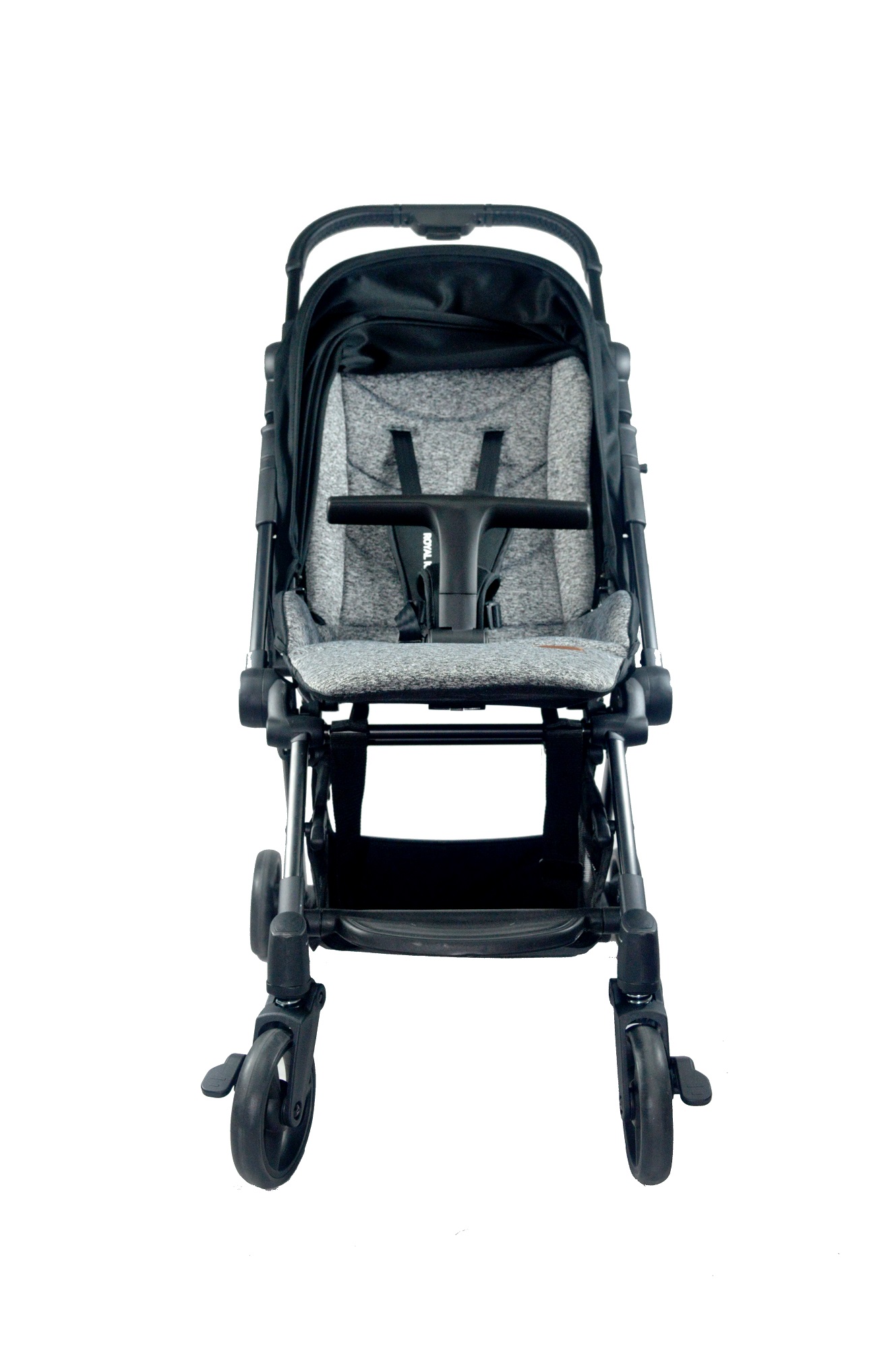 Royal Kiddy London Duplex Compact Double Facing Stroller Grey with FREE Travelling Bag, Mosquito Net and Rain Cover