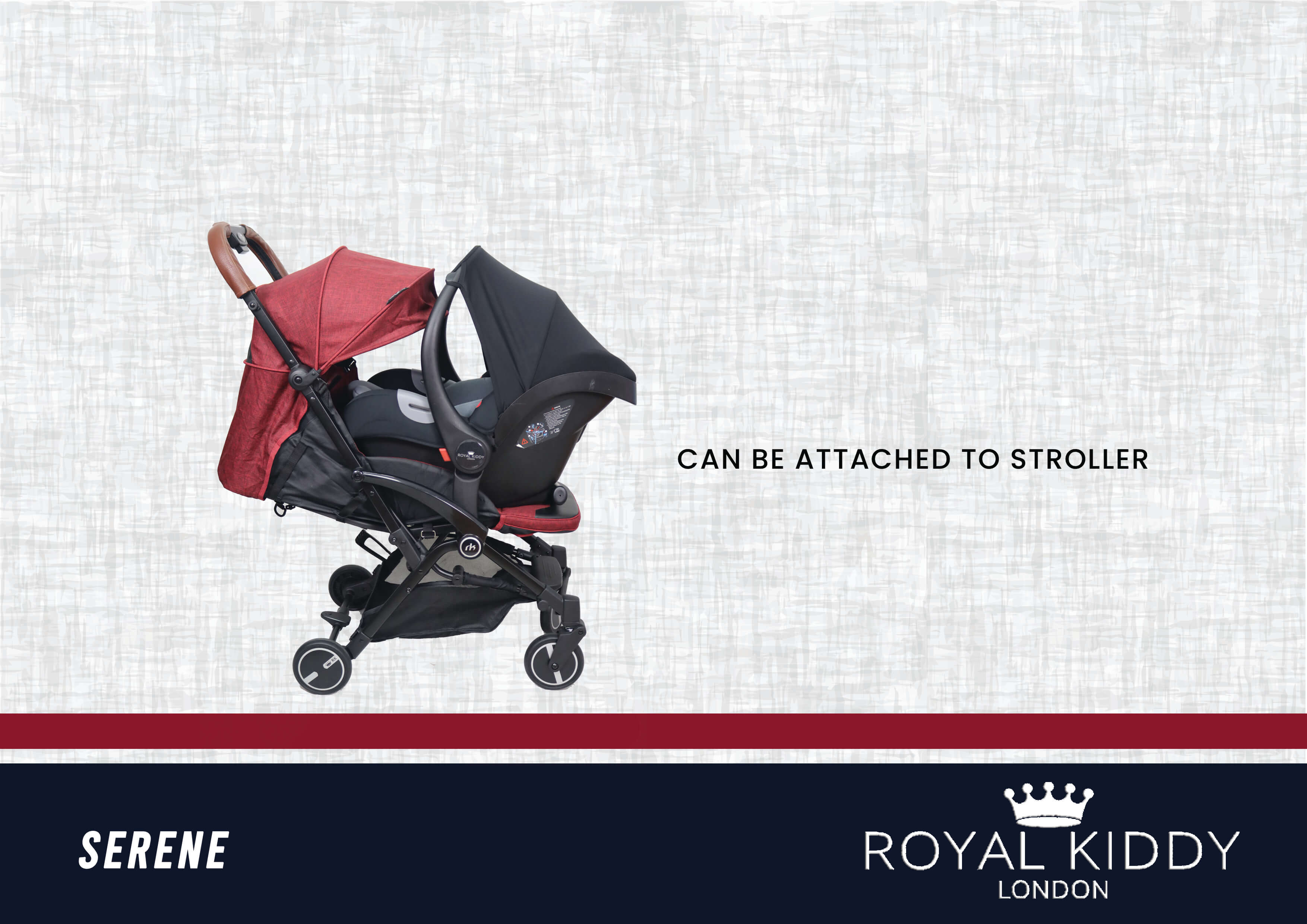Royal Kiddy London Serene Infant Carseat (Brown)