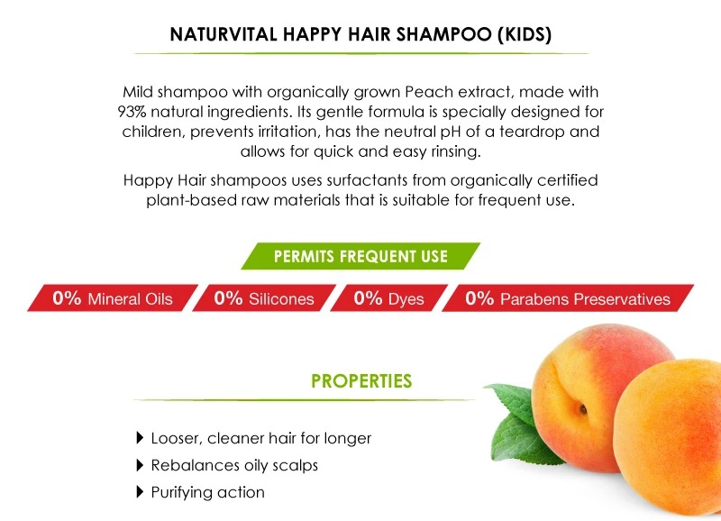 NaturVital Happy Hair Shampoo (Kids) 300ml