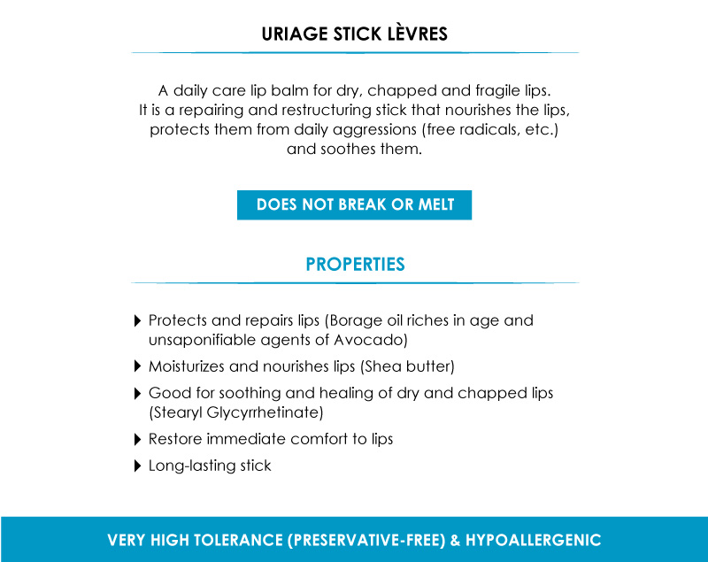 Uriage Moisturizing Lip Balm 4g