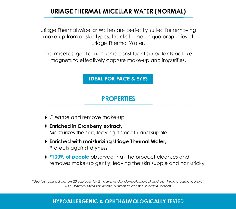 Uriage Thermal Micellar Water (Normal/Dry Skin) 250ml