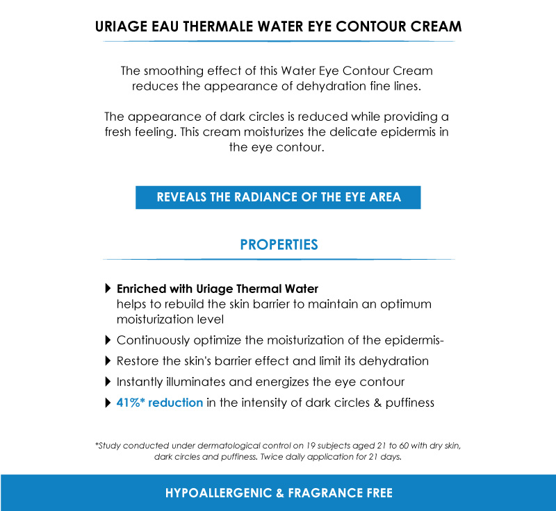 Uriage Water Eye Contour Cream 15ml
