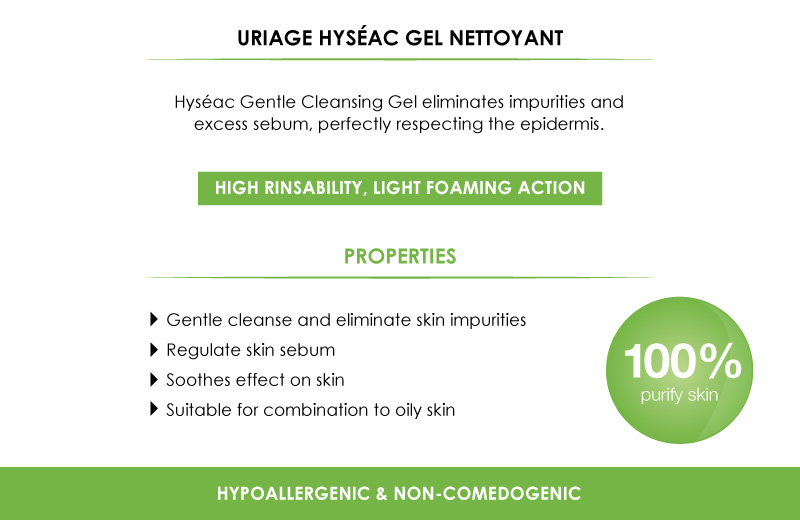 Uriage Hyseac Cleansing Gel 150ml