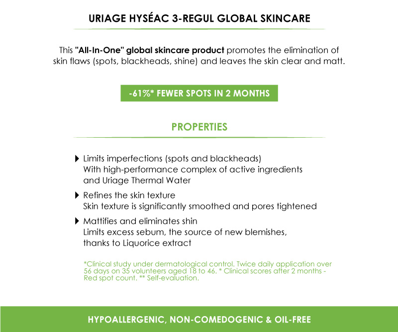 Uriage Hyseac 3-Regul Global Skin Care 40ml
