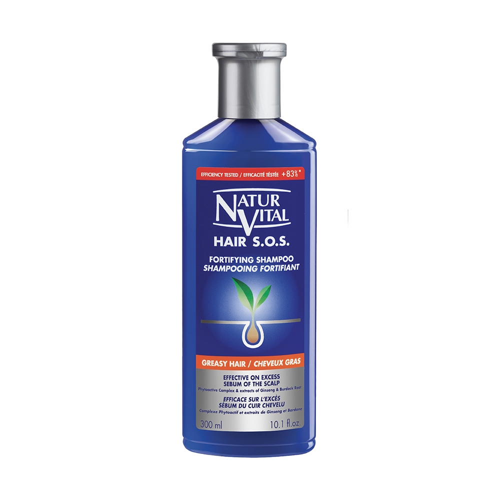 NaturVital Hair S.O.S Fortifying Shampoo (Greasy Hair) 300ml