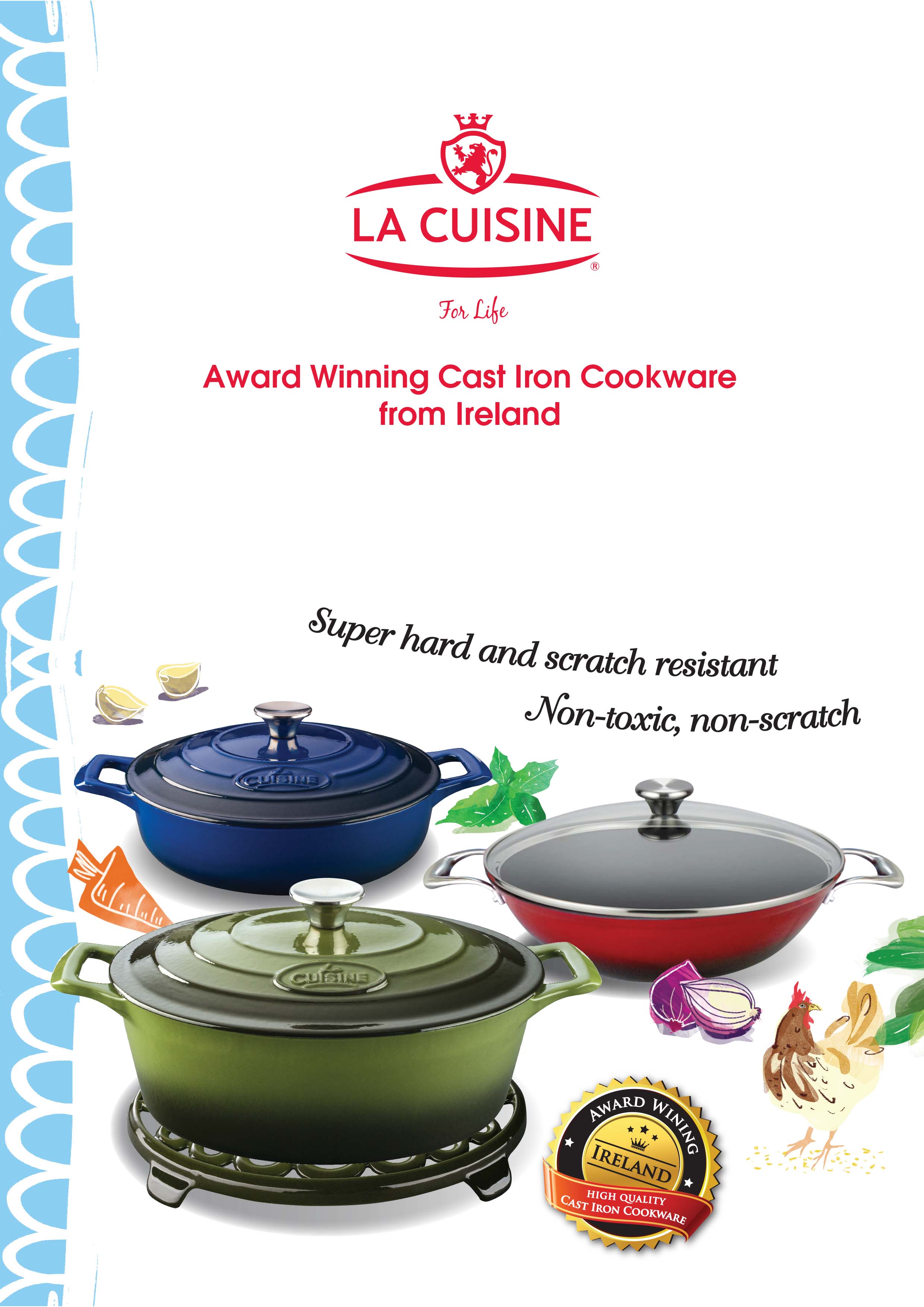 La Cuisine PRO Low Casserole 28cm