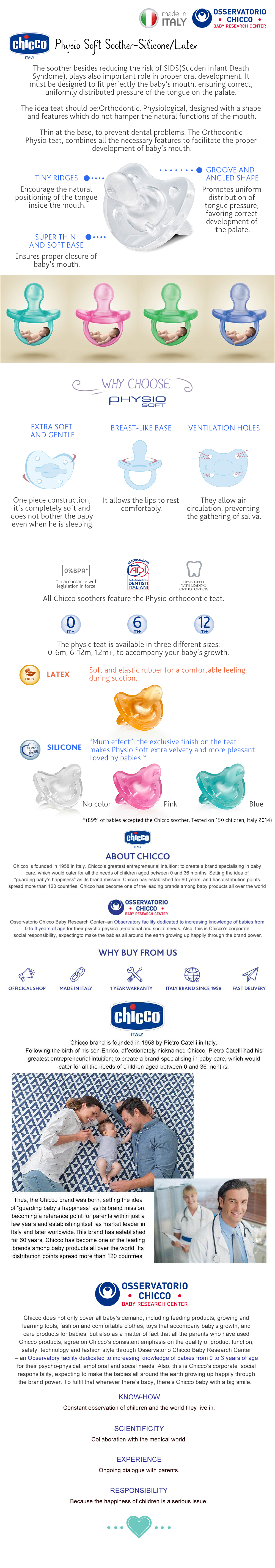 Chicco Physio Soft Soother Latex