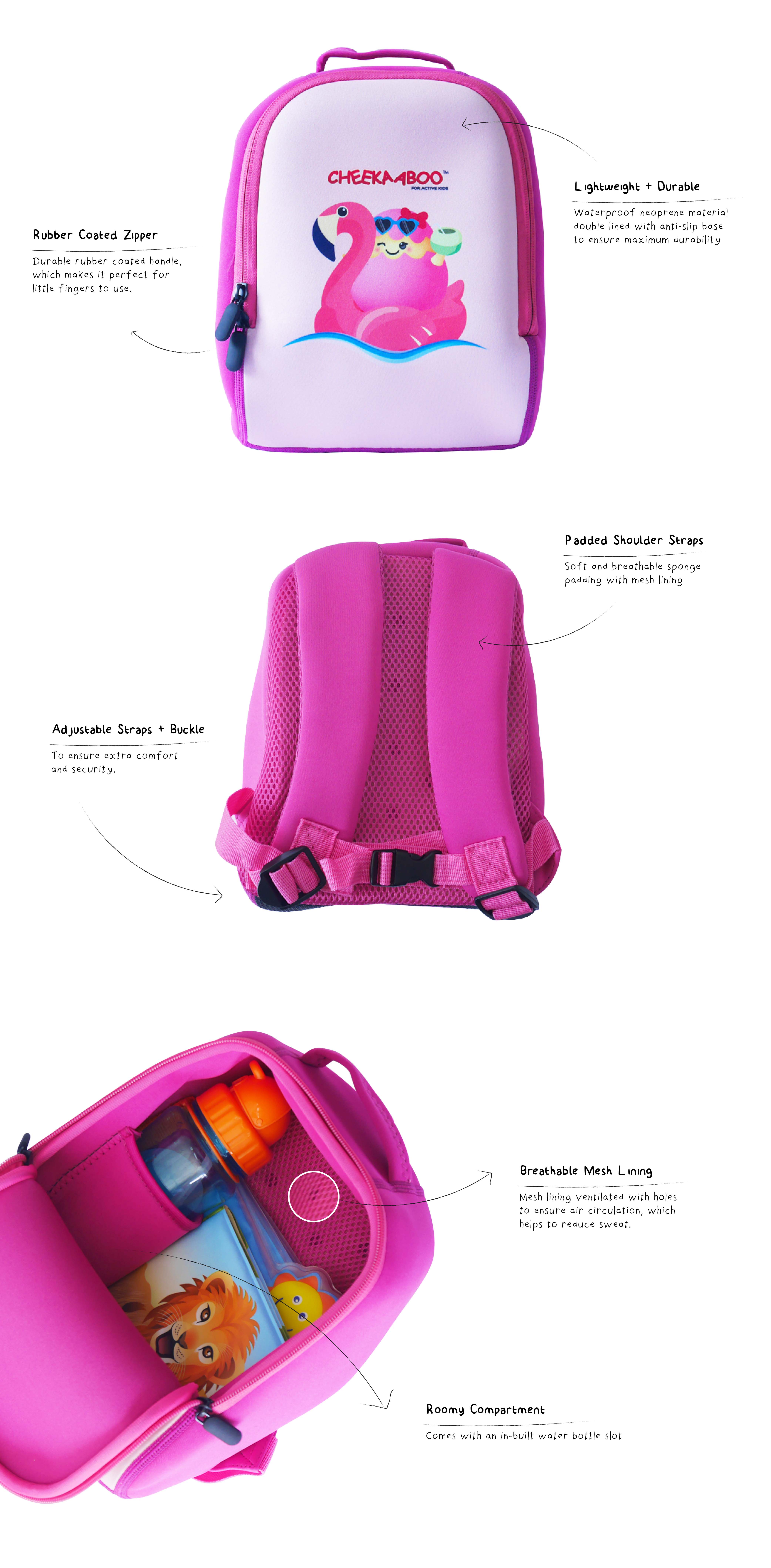 Cheekaaboo Lil Explorer Neoprene Backpack (Cheeky)