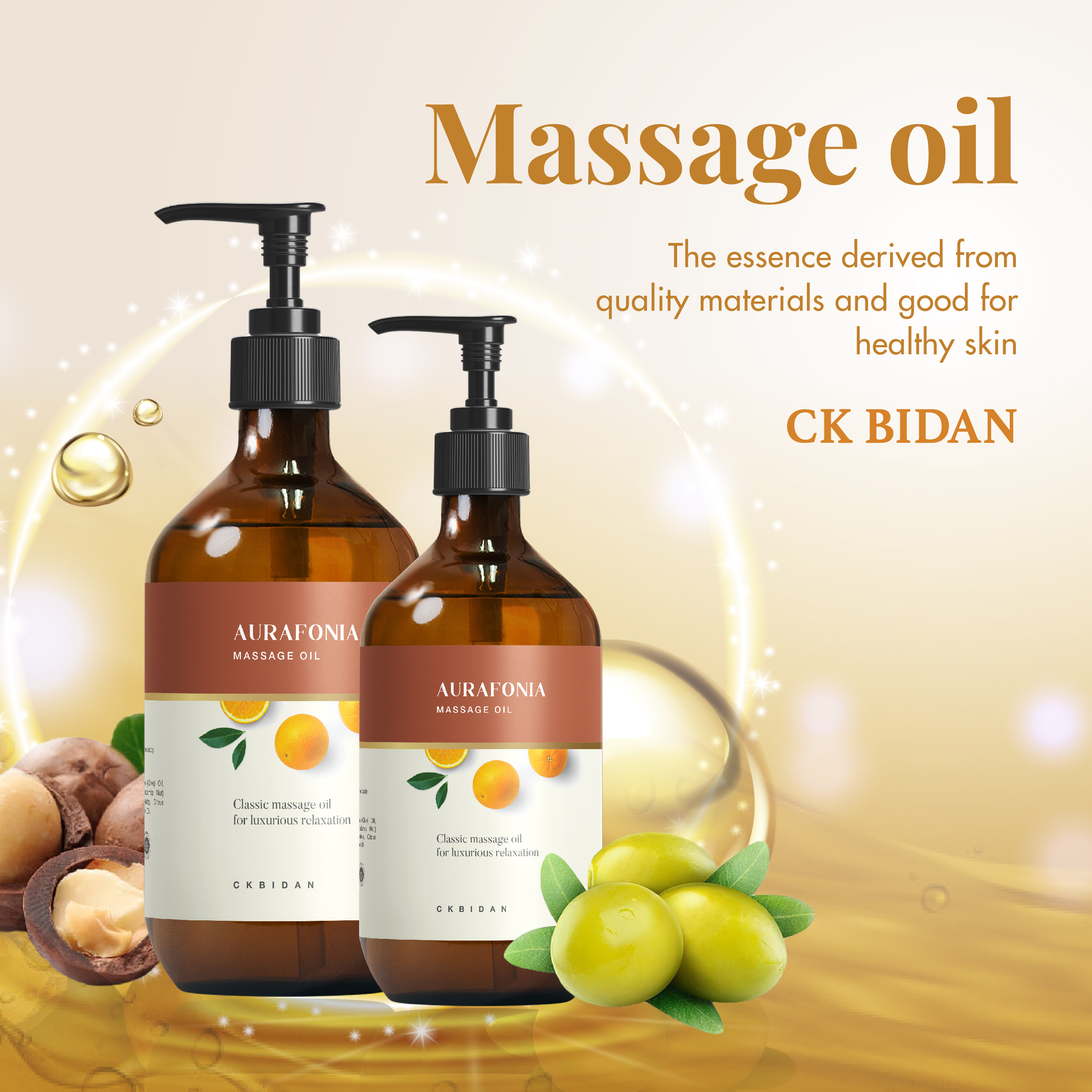 CKBidan Signature Massage Oil 500ml (Aurafonia)