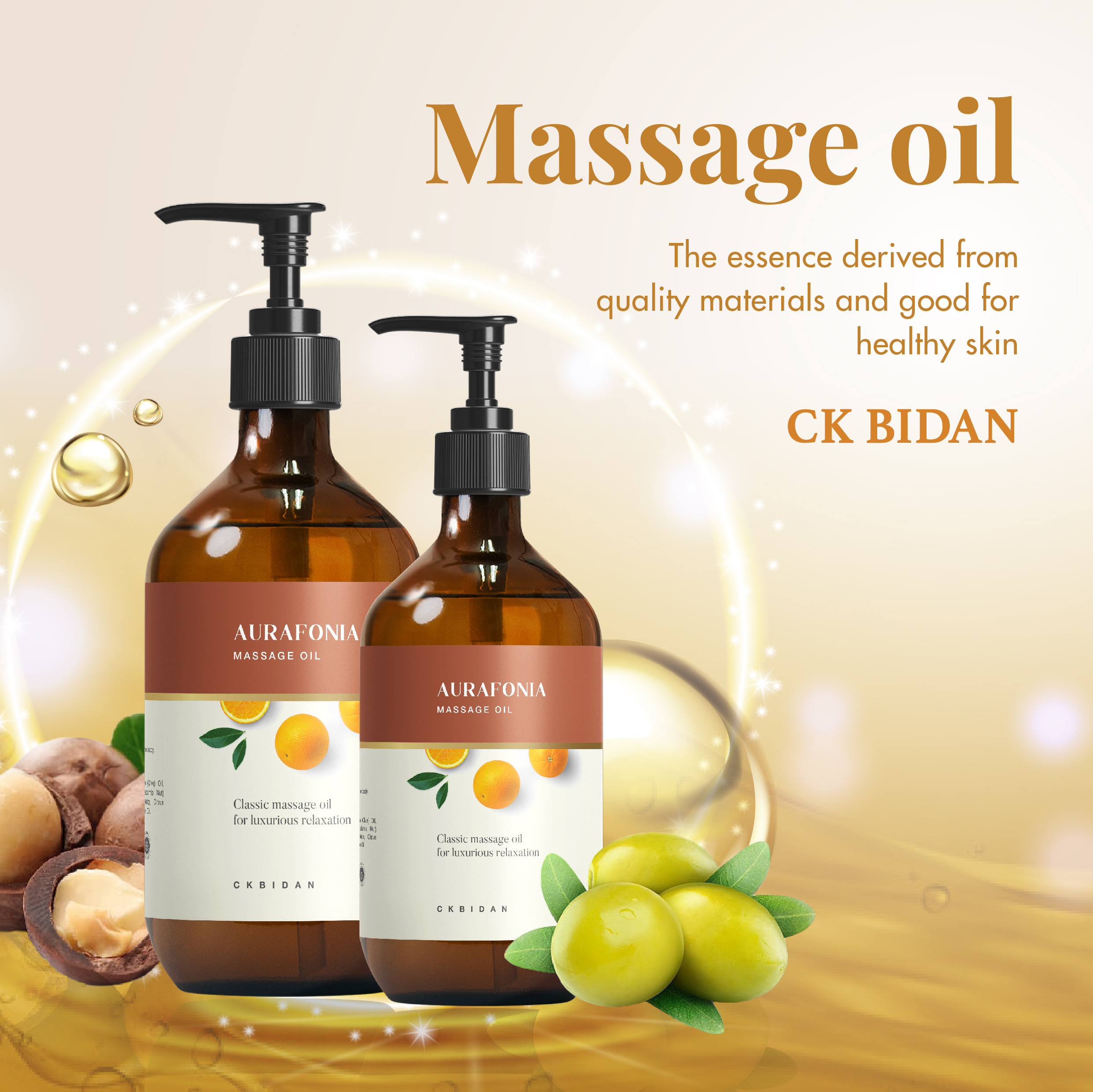 CKBidan Signature Massage Oil 500ml (Cosamary)