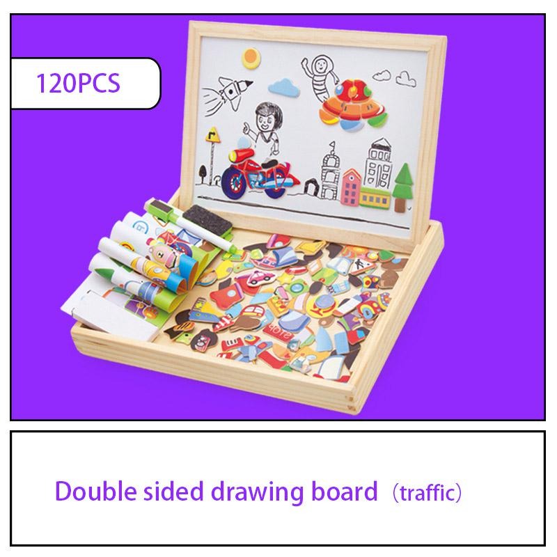 100pcs Wooden Multifunction Writing Magnetic Drawing Board (VIP Branded)