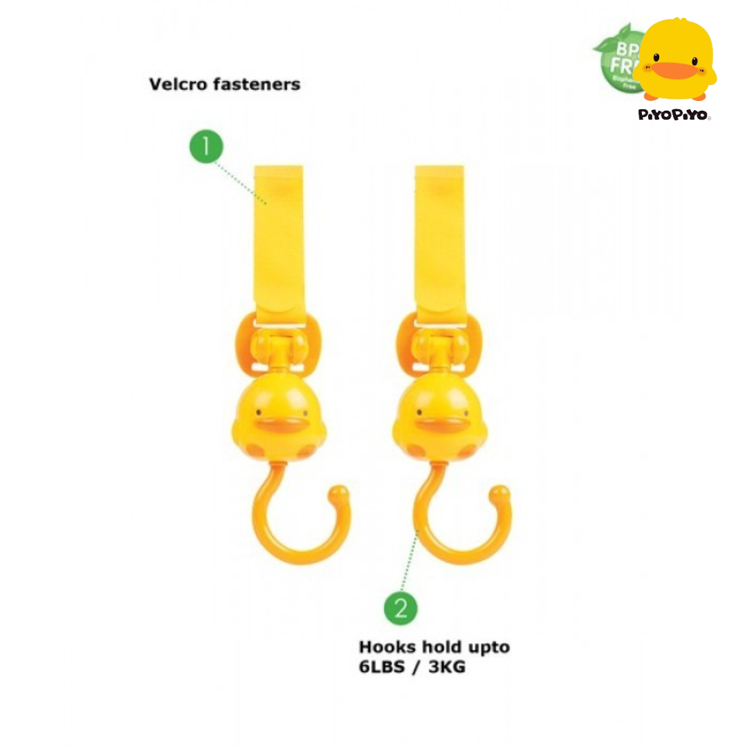 Piyo Piyo Hanging Hock for Stroller (2pcs)