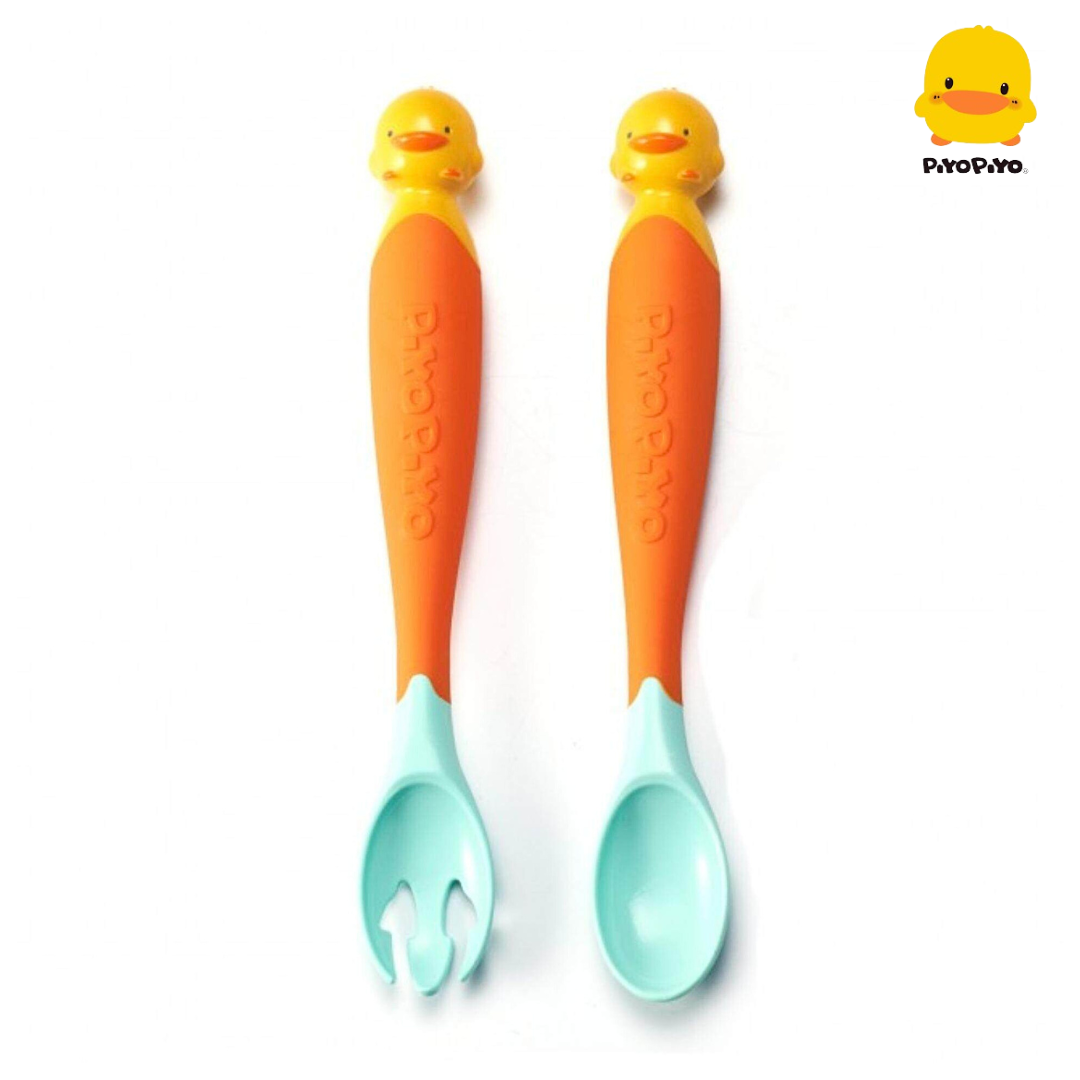 Piyo Piyo Magic Bendies Spoon and Fork Set