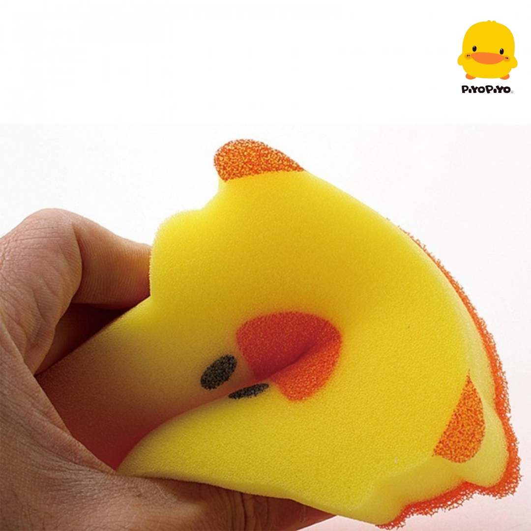 Piyo Piyo Double-Layer Bath Sponge