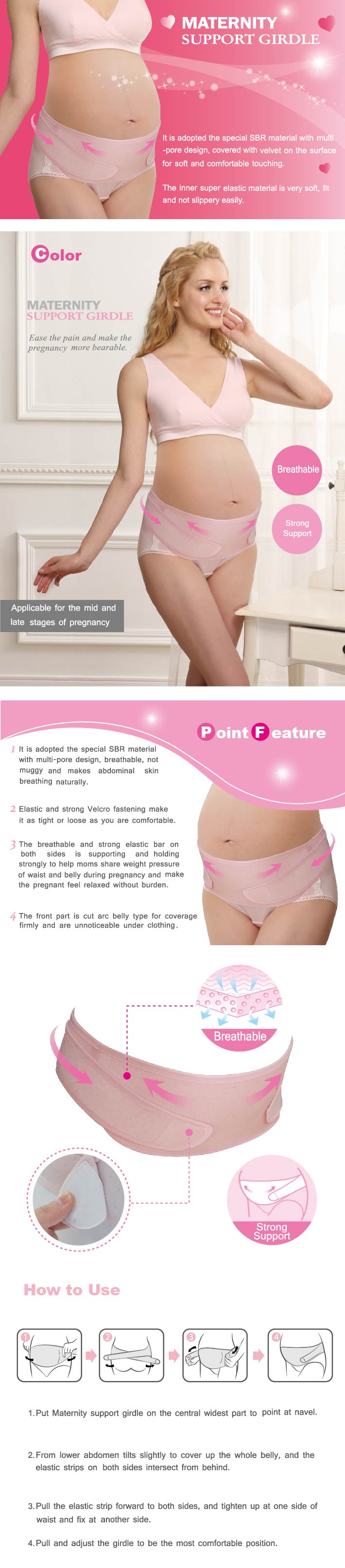 Kuku Duckbill S7507A Maternity Girdle