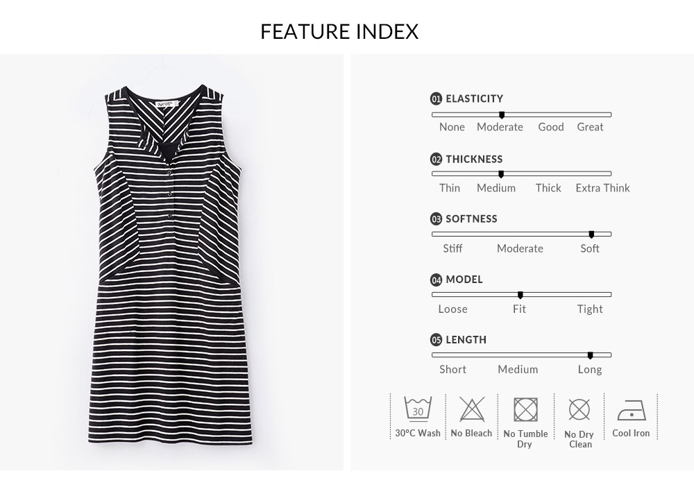 Mamaway Cool Cotton Maternity & Nursing Dress (White/Black)