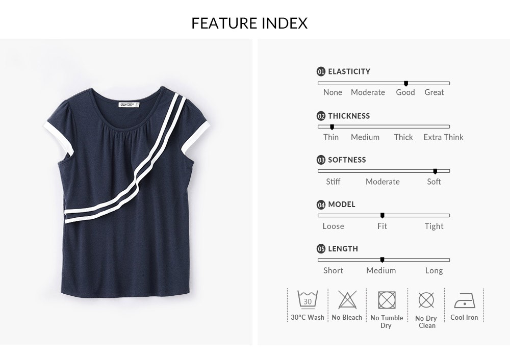 Ruffle Maternity & Nursing Top