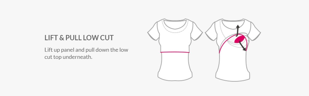Ruffle Maternity & Nursing Top