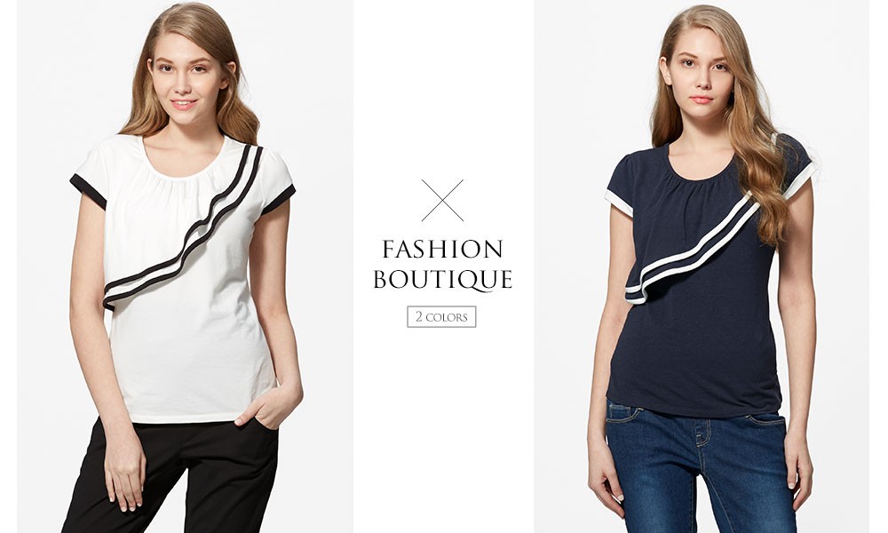 Ruffle Maternity & Nursing Top