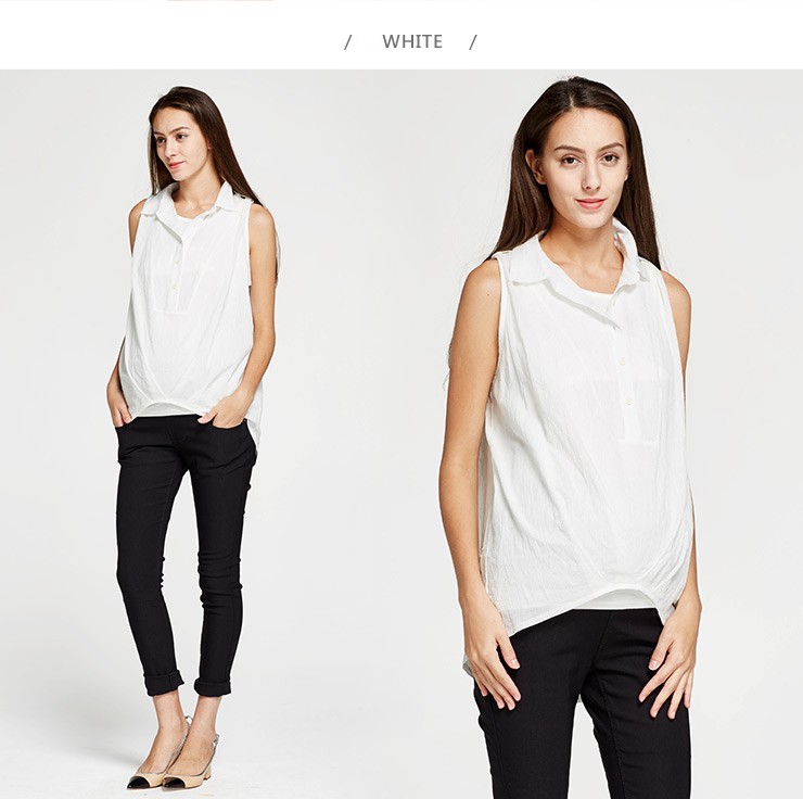 Tulip 2-Piece Sleeveless Maternity & Nursing Blouse