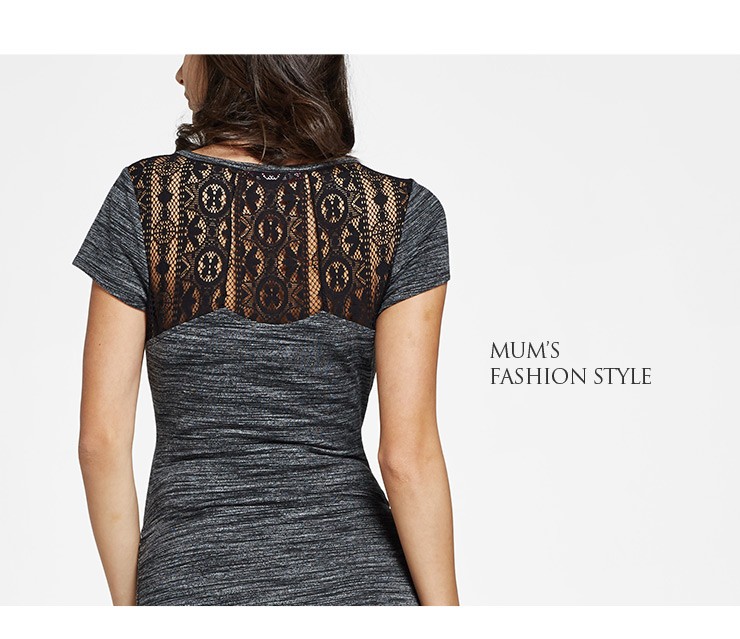 Stone and Lace Maternity & Nursing Bodycon Dress