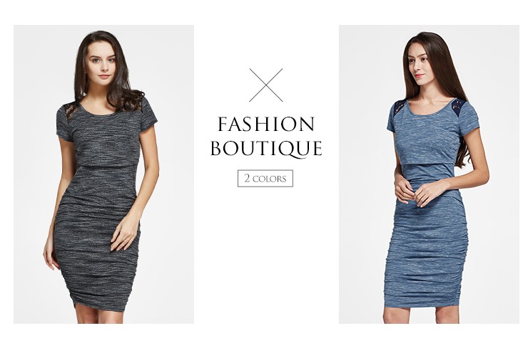Stone and Lace Maternity & Nursing Bodycon Dress